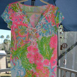 Lilly Pulitzer T-Shirt dress Size S